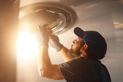 Indoor air quality services including air purification systems